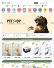E Ticaret PetShop Teması - Görsel 2