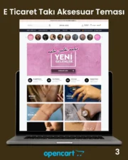 E Ticaret Takı Aksesuar Teması