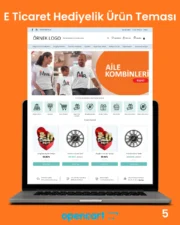 E Ticaret Hediyelik Eşya Teması