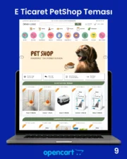 E Ticaret PetShop Teması
