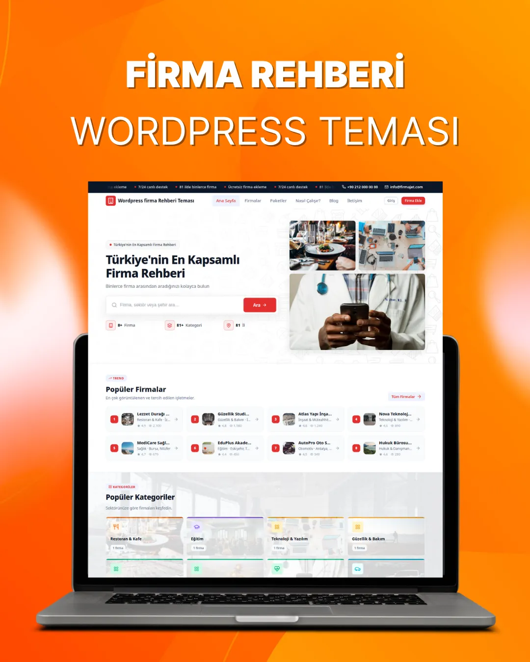WordPress Firma Rehberi Teması